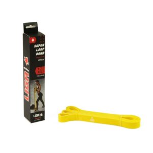 Heavy duty latex band (yellow) 208cm.*4,5cm*2,2cm LIGASPORT*