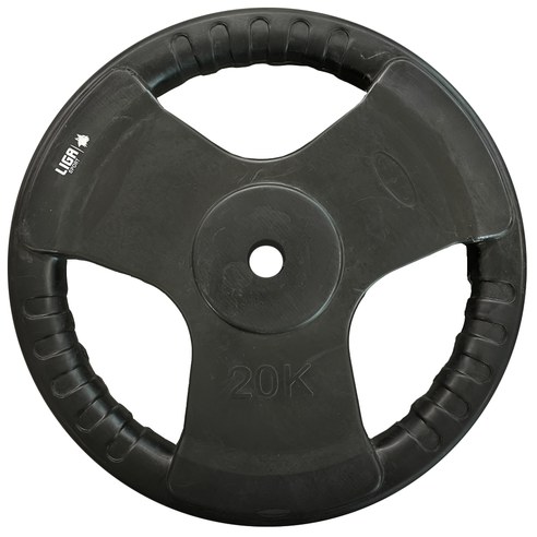 RUBBER WEIGHT LIFTING PLATE 20kg (28MM) LIGASPORT RUBBER WEIGHT LIFTING PLATE 20kg (28MM) LIGASPORT