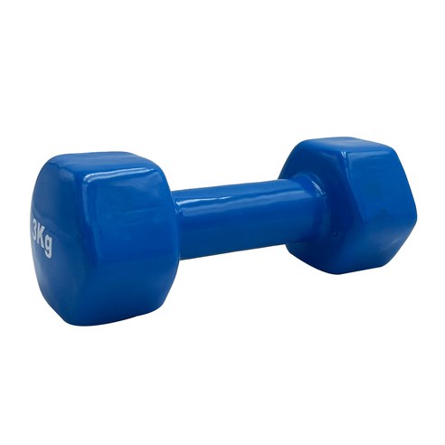 VINYL DUMBBELL – 3kg (BLUE) LIGASPORT VINYL DUMBBELL – 3kg (BLUE) LIGASPORT