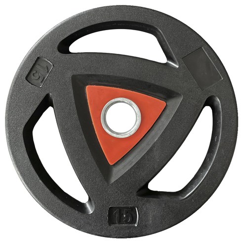 RUBBER WEIGHT LIFTING PLATE 15kg (OLYMPIC PLATE – 50MM) LIGASPORT