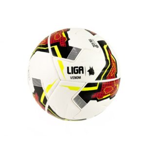 SOCCER BALL VENOM LIGASPORT (Red/Yellow Fluo) ^