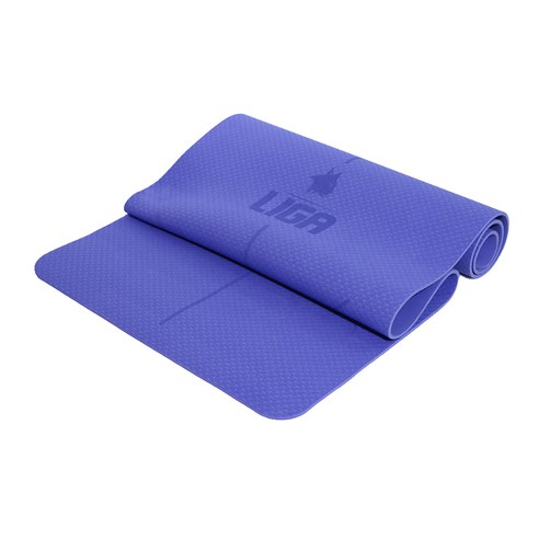 TPE yoga mat (original) 183cm*61cm*0,6cm (BLUE) LIGASPORT* TPE yoga mat (original) 183cm*61cm*0,6cm (BLUE) LIGASPORT*